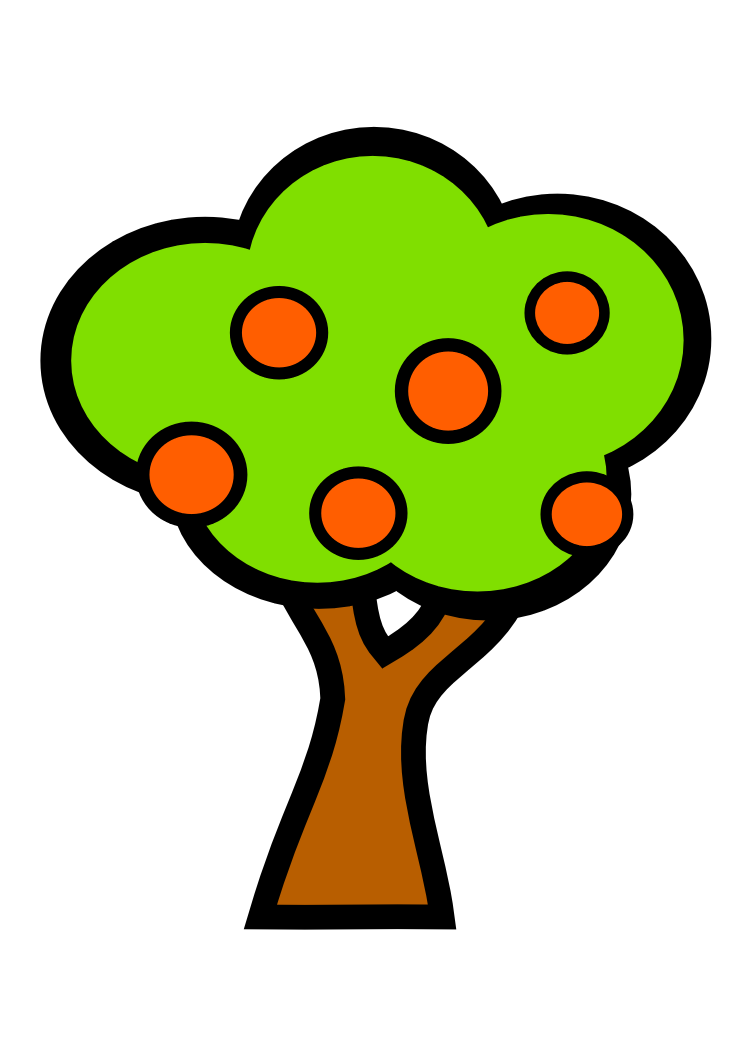 free clipart of fruit trees - photo #26